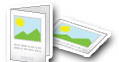 brochures and postcards icon