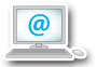 websites and email icon